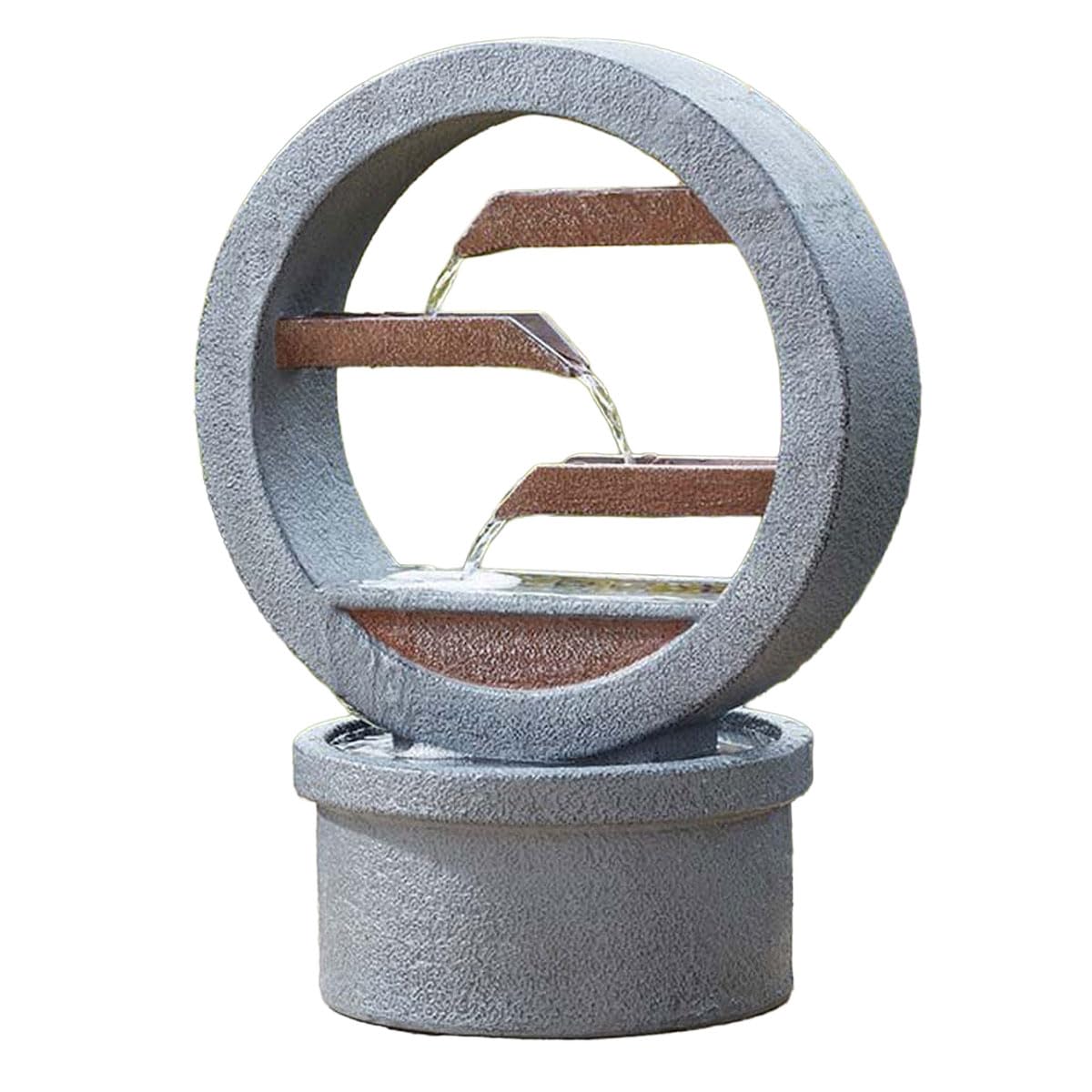Smart Solar Omega Cascade Solar Power Water Feature