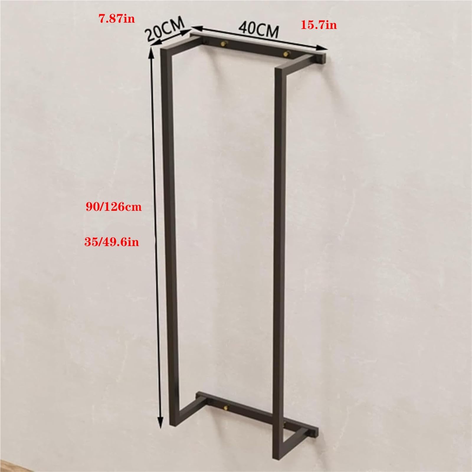 Supporto da parete per tappetino da yoga, resistente, per rulli in schiuma, skateboard, sci e attrezzature per il fitness, supporto salvaspazio in metallo per organizzare