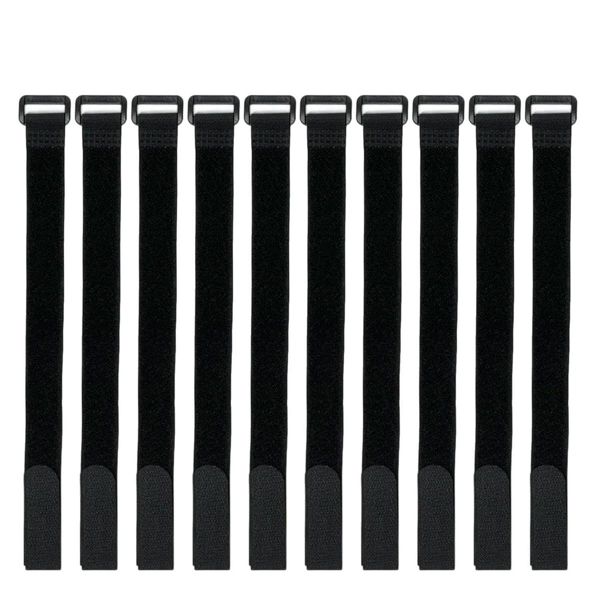 10-100pcs Reusable Hook and Loop Tie-Downs Adjustable Nylon Cable Ties Nylon Fasteners Cord Straps Organizer for Securing Wires-2x60cm-10pcs