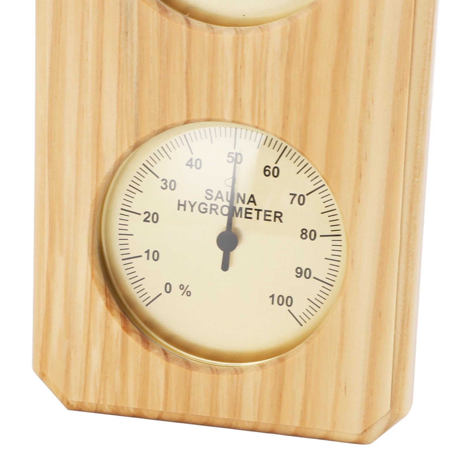 Hygrothermographe de Sauna en Bois, Thermomètre et Hygromètre D'ambiance, Mesure de l'humidité et de la Température