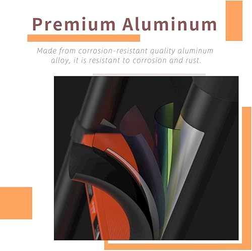 Miniatura 2 de Escaleras, escalera telescópica alta con barra estabilizadora, escalera de extensión multifuncional de aluminio resistente para techo industrial