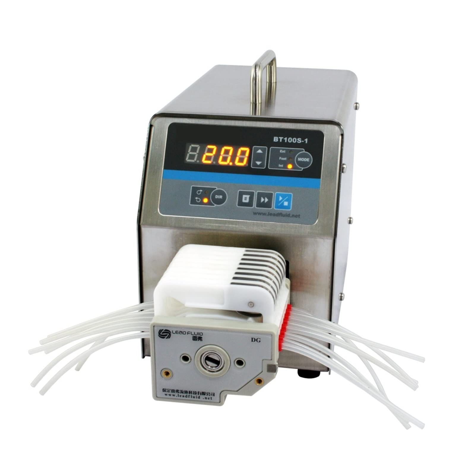 Bomba d'Acqua diafragma autocebante BT100S-1 DG10-8 Pompe for Acqua fluide dosatrici peristaltiche industriali a velocità variabile 0,0001-41 ml/min