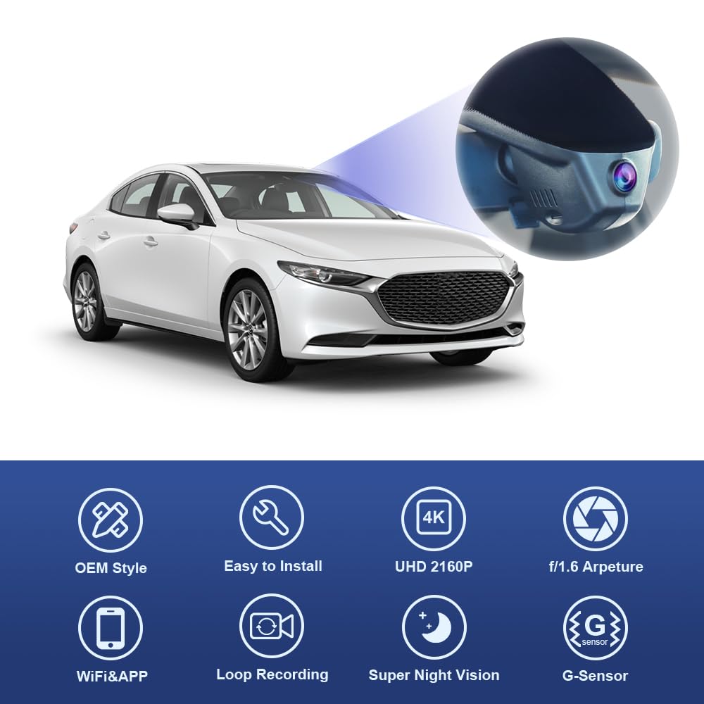 マツダ3 純正ドライブレコーダー ドラレコ Amazon.co.jp: Fitcamx ドライブレコーダー マツダ Mazda3 専用(HD2