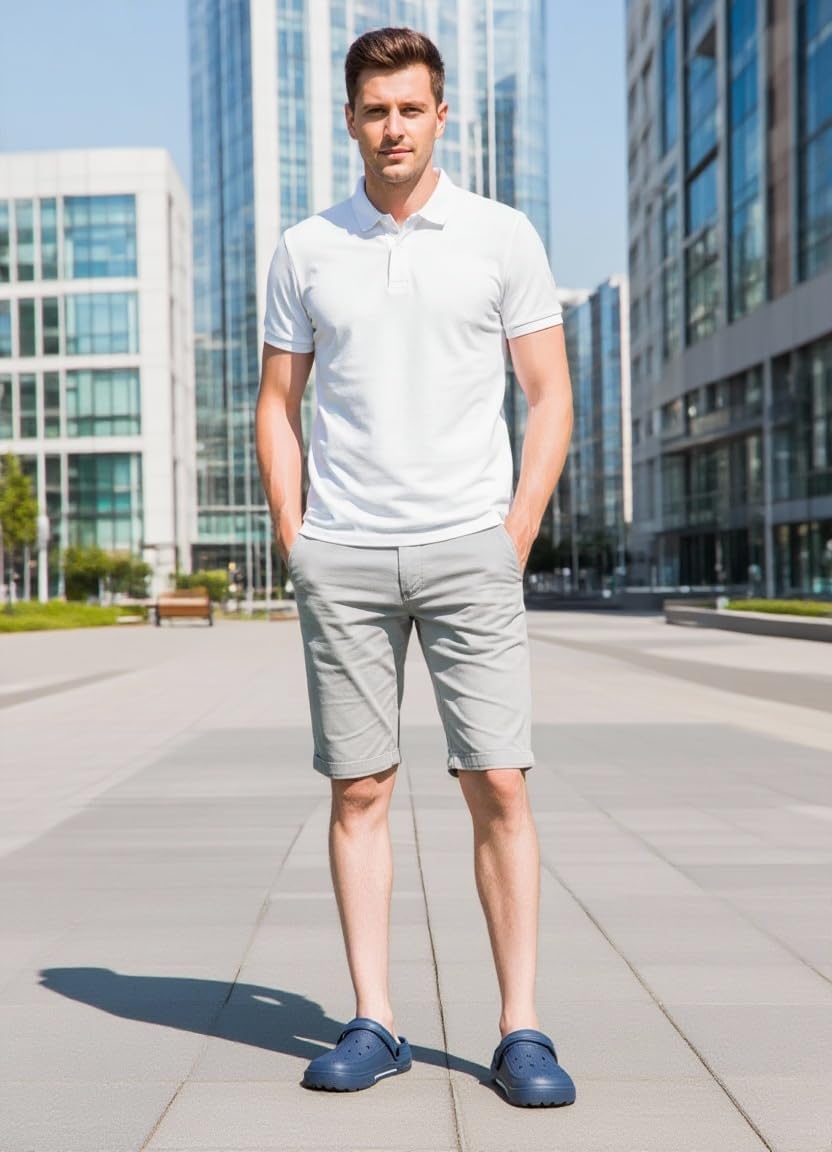 SILLENORTH Unisex Garden Clogs Water Shoes Beach Shoes Slippers Sandals Air Cushion Lightweight Comfortable - Image 4