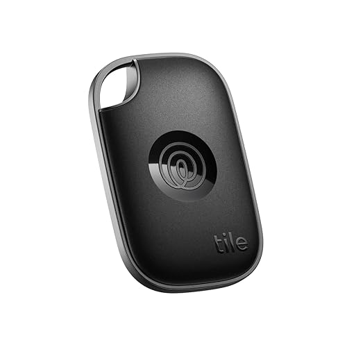 Tile por Life360 Pro - Potente Rastreador Bluetooth, Buscador de Llaves y Localizador de Artículos para Llaves, Bolsos y Más. Compatible con iOS y Android. Buscador de Teléfonos. 1-Unidad (Negro)