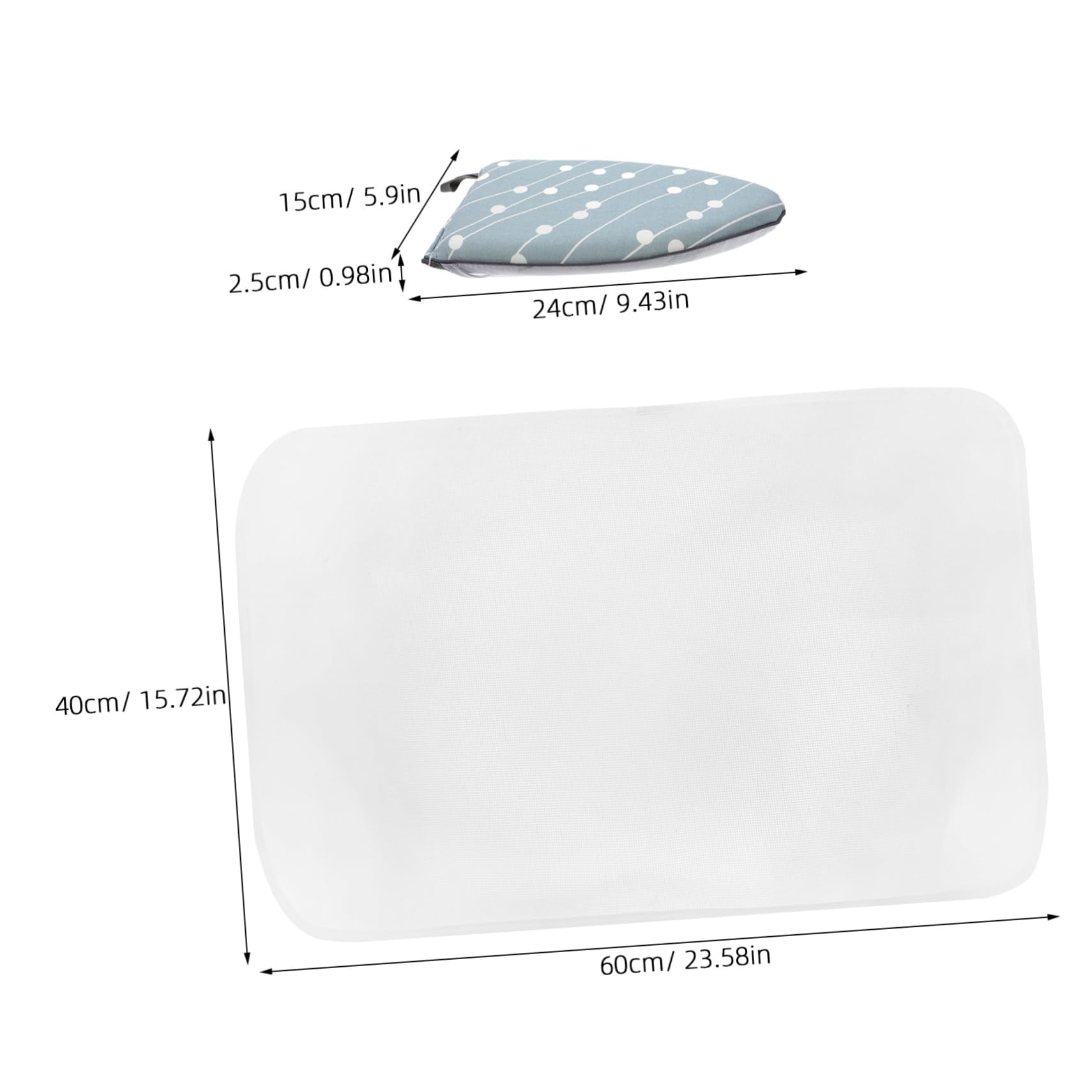 Garneck Handheld Steamer Glove -steam Mitt with Insulation Net for Safe Ironing Portable Ironing Board for Efficient Clothes Care