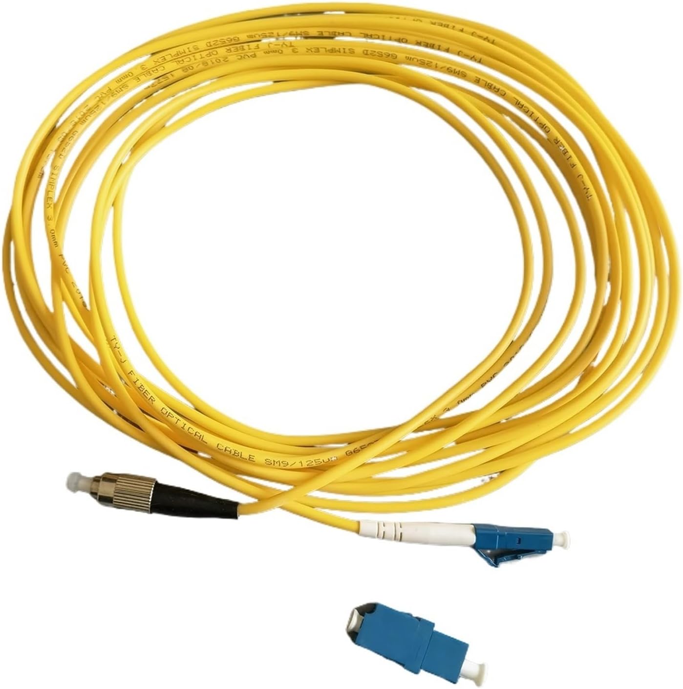 LC Female to FC Male Hybrid Converter Adapter Fiber Fast Connector Optical Power Meter Coupler for Fiber Optic Cable Tester(10MW)