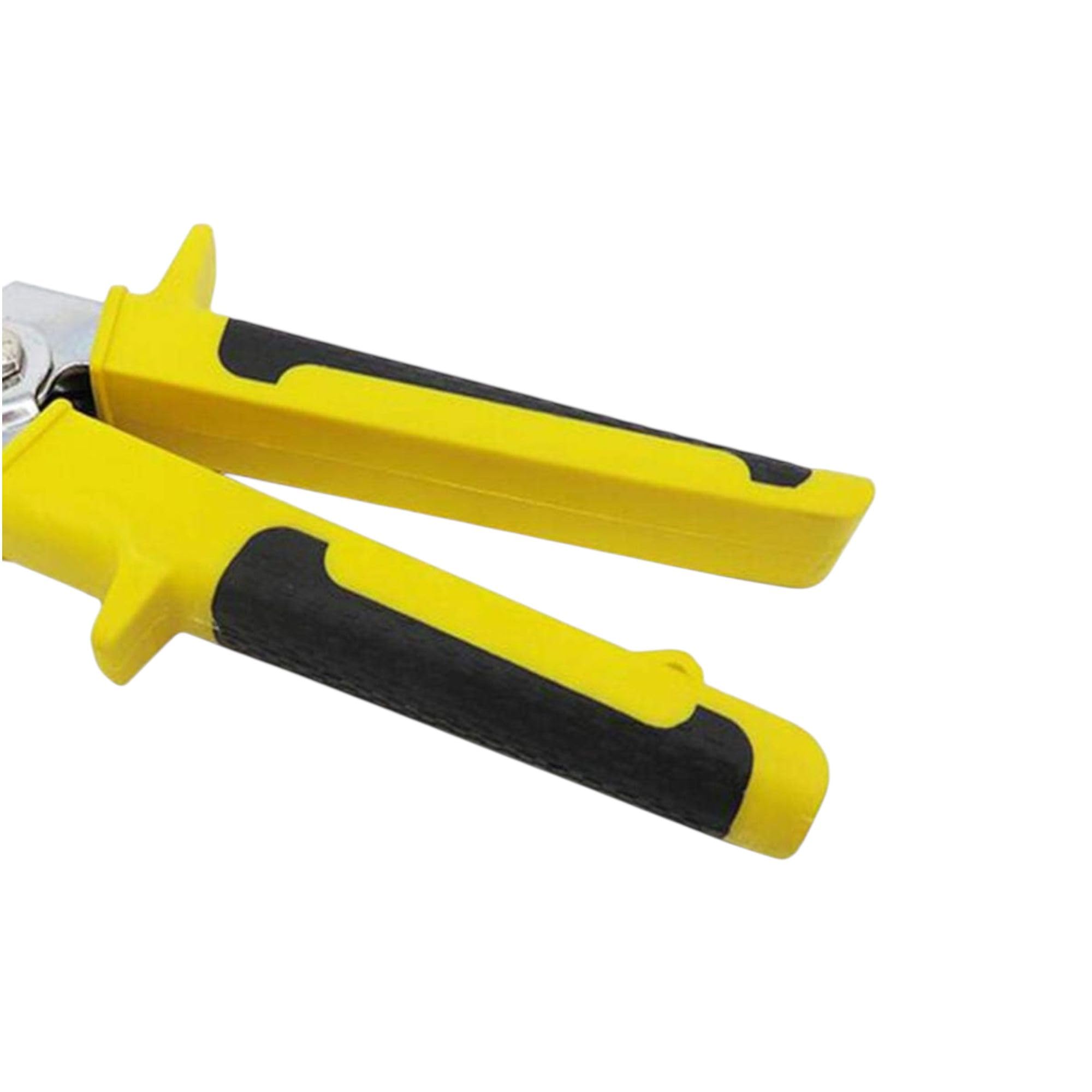 Topolenashop Pinza Crimpatrice per Cartongesso Professionale | Unisce Profili C e U Senza Viti | Pinza per Lamiera Acciaio | Manico Ergonomico Antiscivolo | Art. 82057