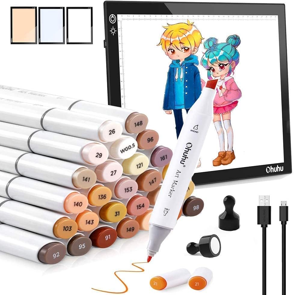 ohuhu skin tone markers 36