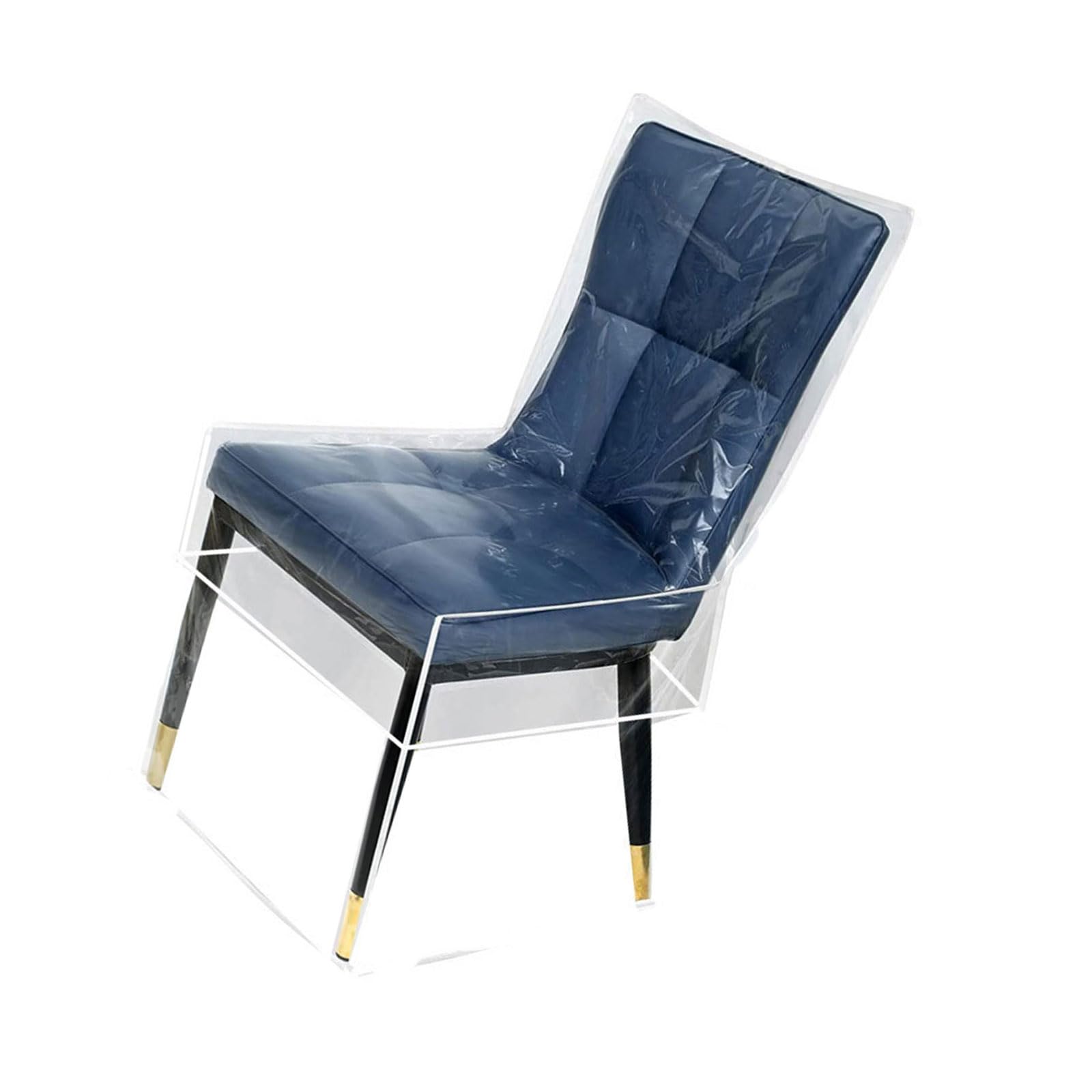 Mllepjdh PVC Chair Protector Sleeve Optional Length for Various Chair Types Guard for Dining Room Slipcover Protector