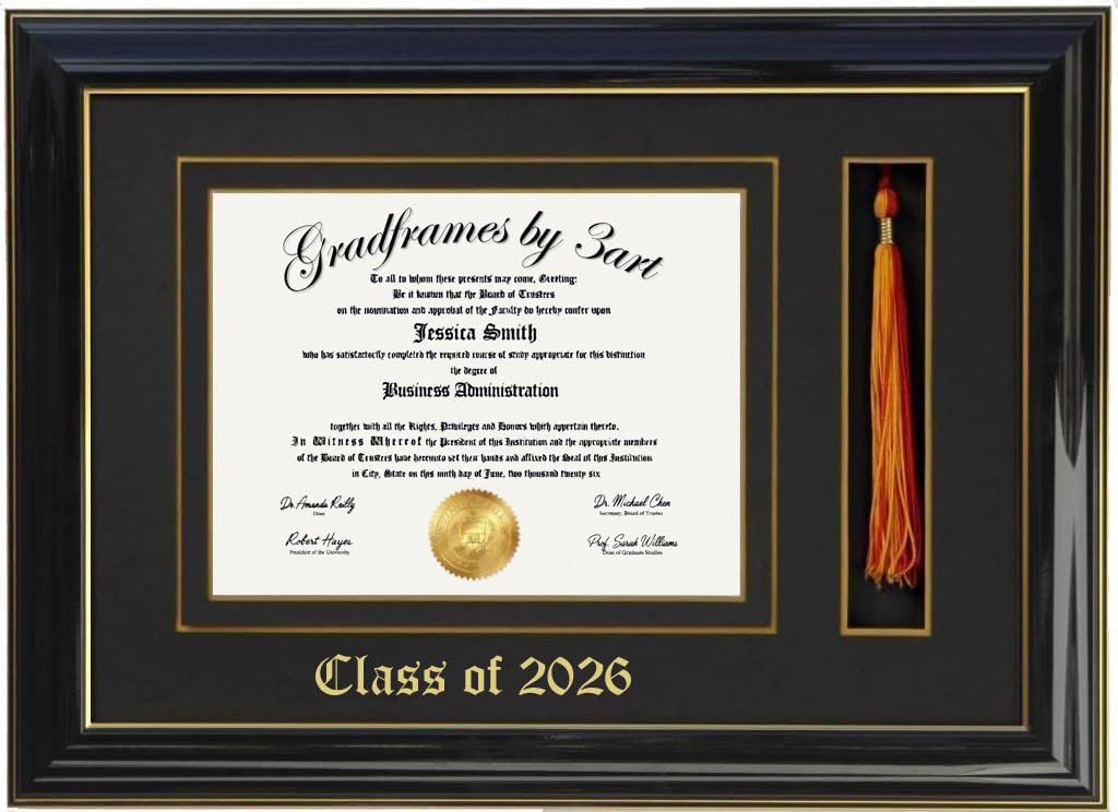 3art Diploma Tassel Frame