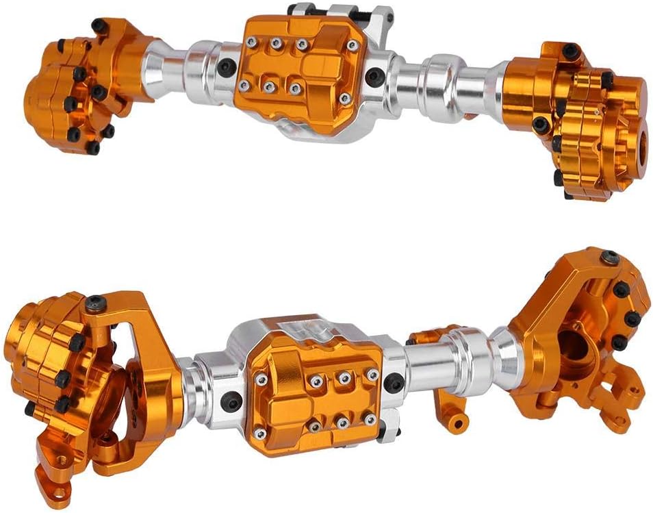 RC Axle Housing, Durable Heavy-Duty Front Rear Axle Kit for Model Truck Car Off-Road Racing and Hobbyist Upgrades