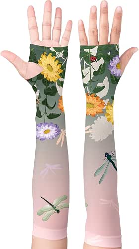 Gardening Sleeves,Sun Protection Arm Cooling Sleeves for Gardening,Thorn Proof Sleeves