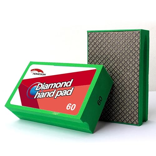 Miniatura 5 de 8 unidsset diamante mano lijado almohadillas pulir bloques para hormigón piedra de vidrio granito mármol grano 60-7000