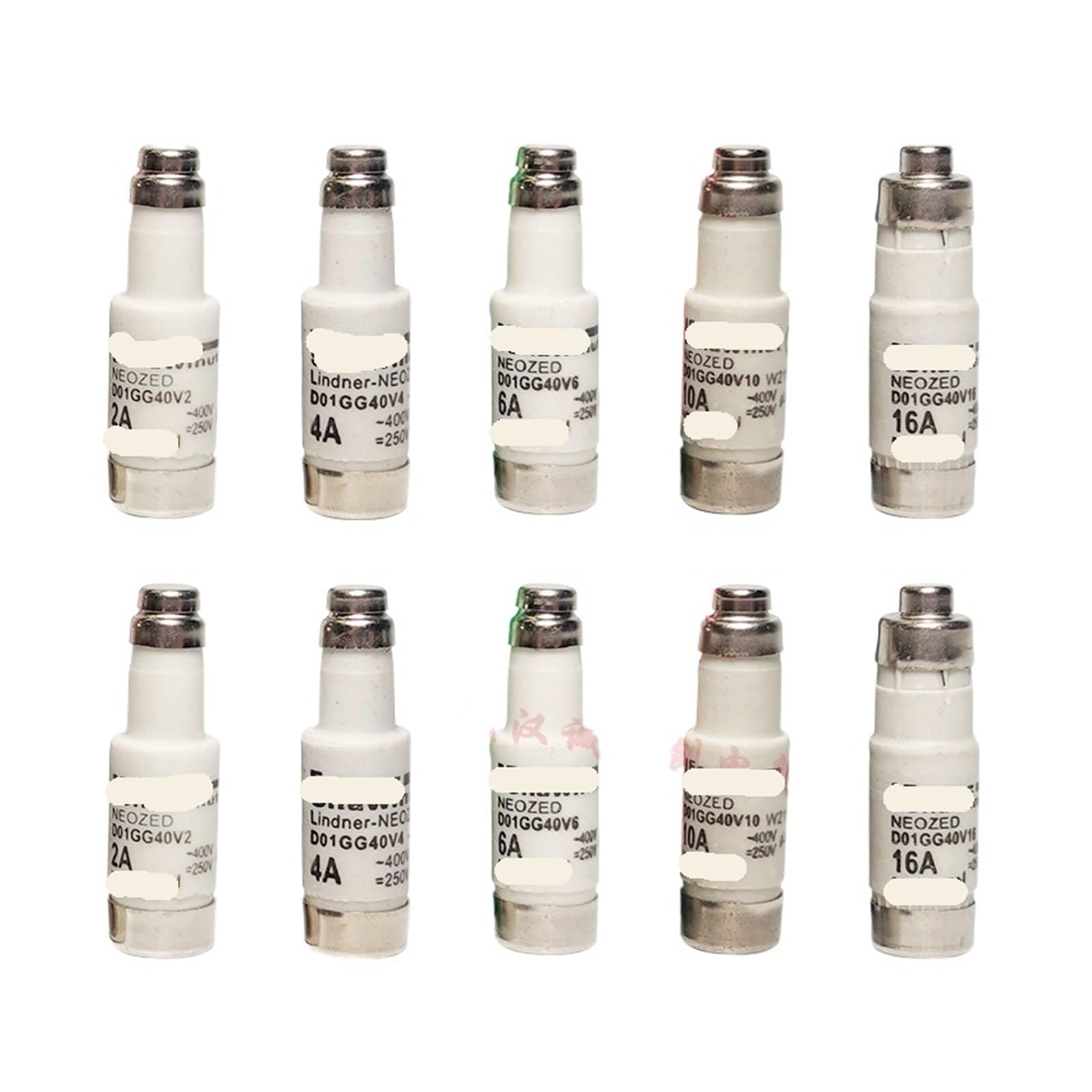 KXIWLUFV 2pcs Fuse D01GG40V2 400V-250V 2A(D01GG40V4 4A)