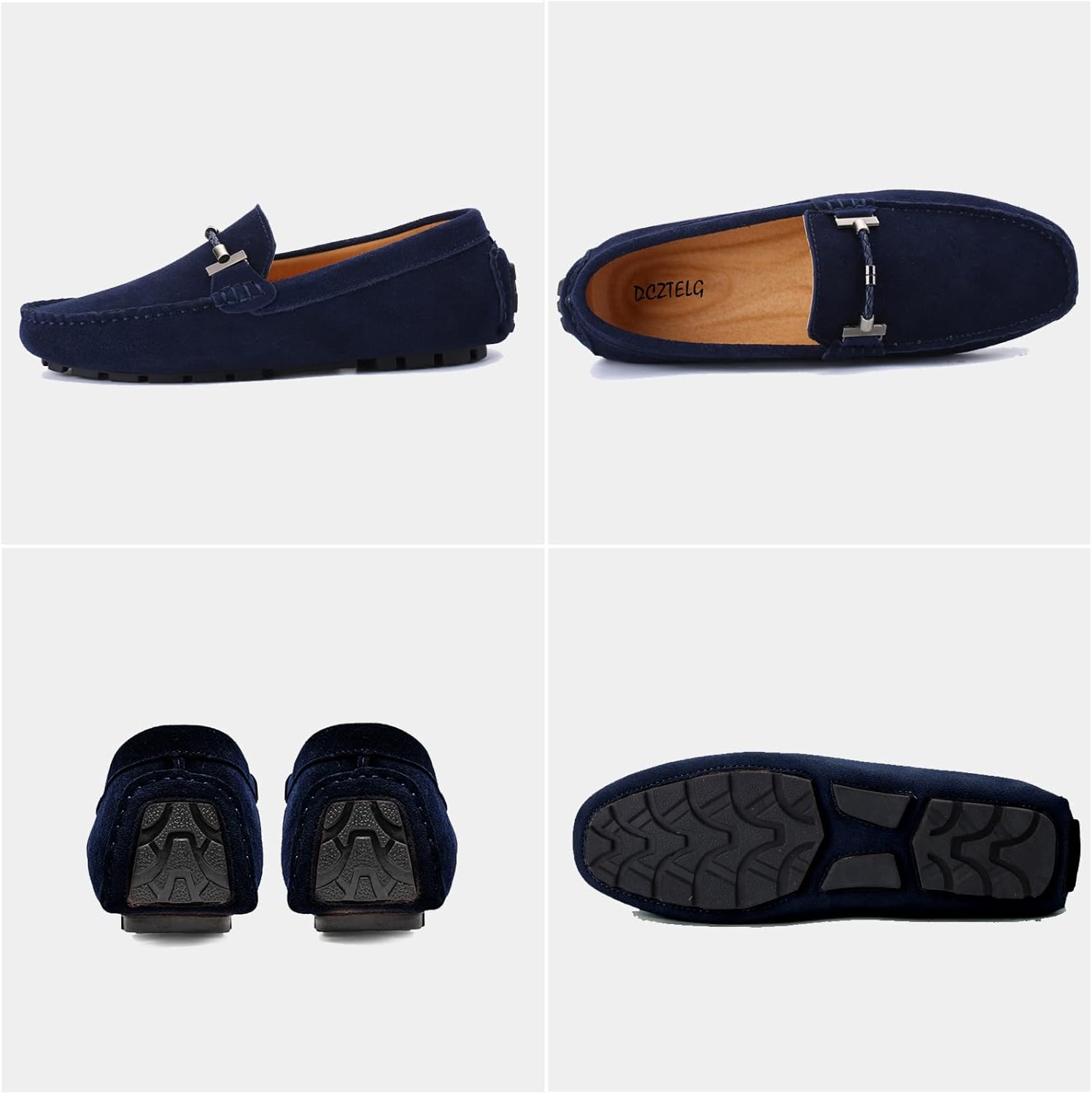 DCZTELG Penny Loafers for Men Casual Slip On Dress Moccasins Comfort Driving Boat Shoes - Image 4