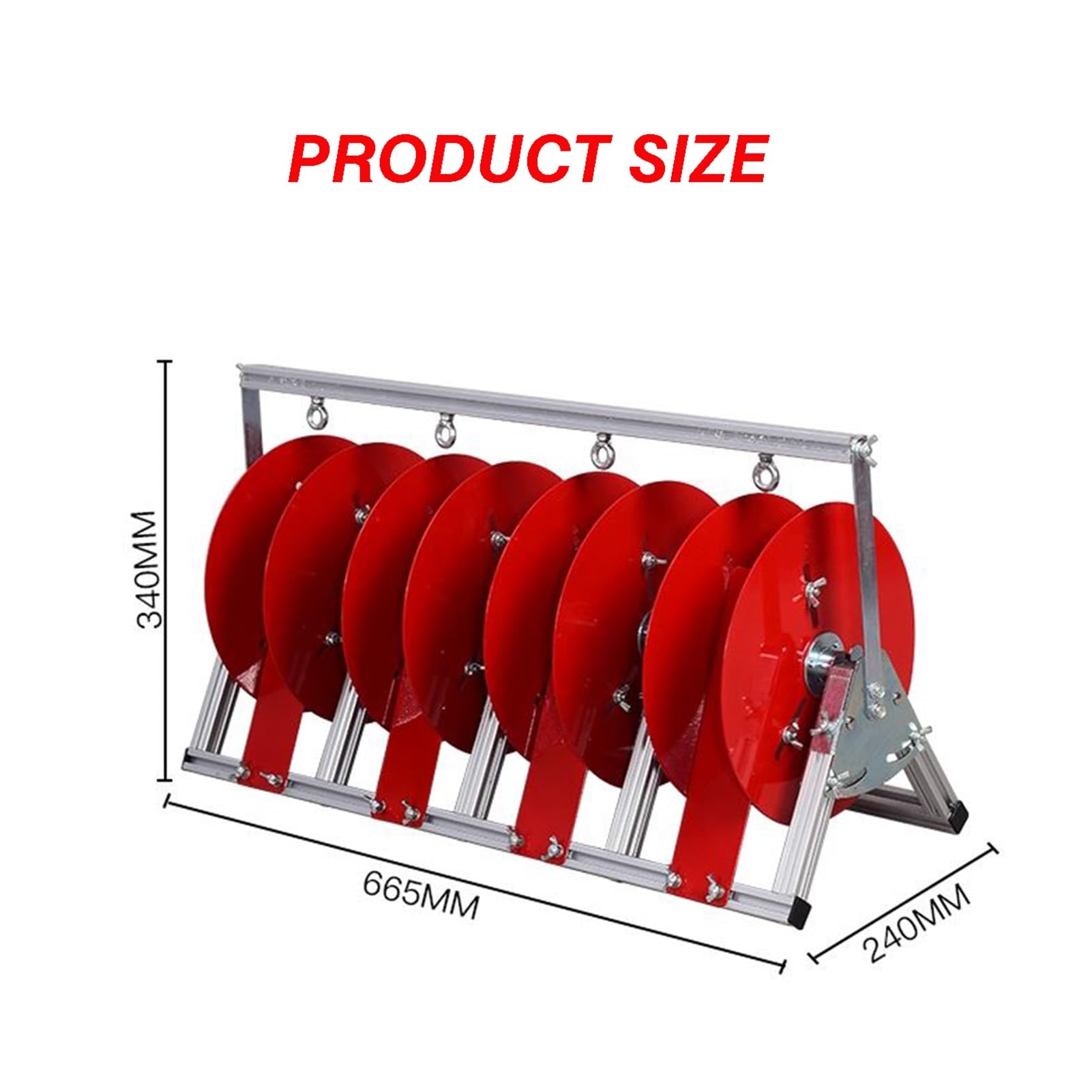 Folding Cable Spool Holder Wire/Cable Distributor Heavy Duty Conduit Display And Storage For Electrical Industrial Retail(4-volumes)
