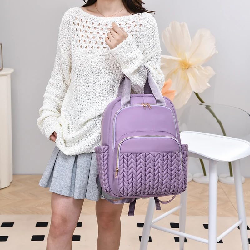 Image of Winnies Diaper Backpack for Multi-Function Bag with Changing Pad, Insulated Bottle Holders Large Capacity diaper backpack for Travel Essentials, Moms, Dads New Born Babys
