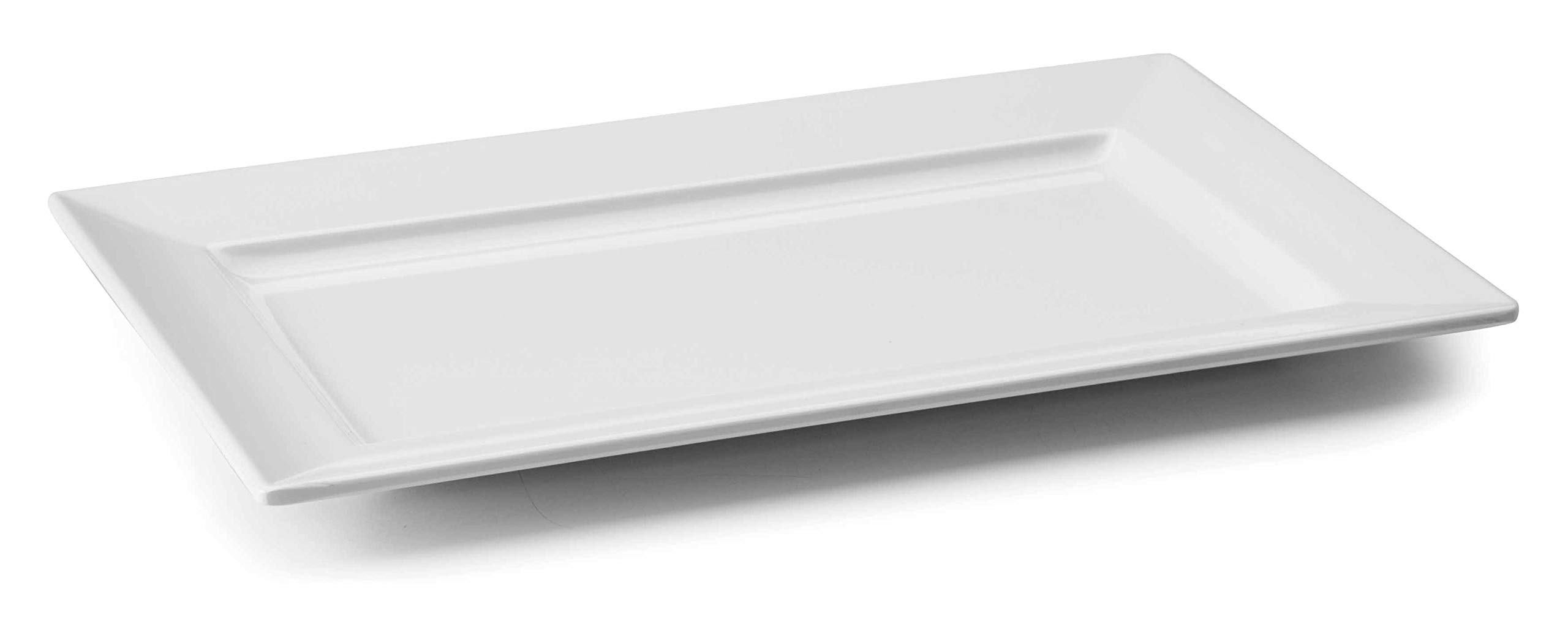 Lacor Blanc Melamine Clasica Tray 35X21x2 Cm