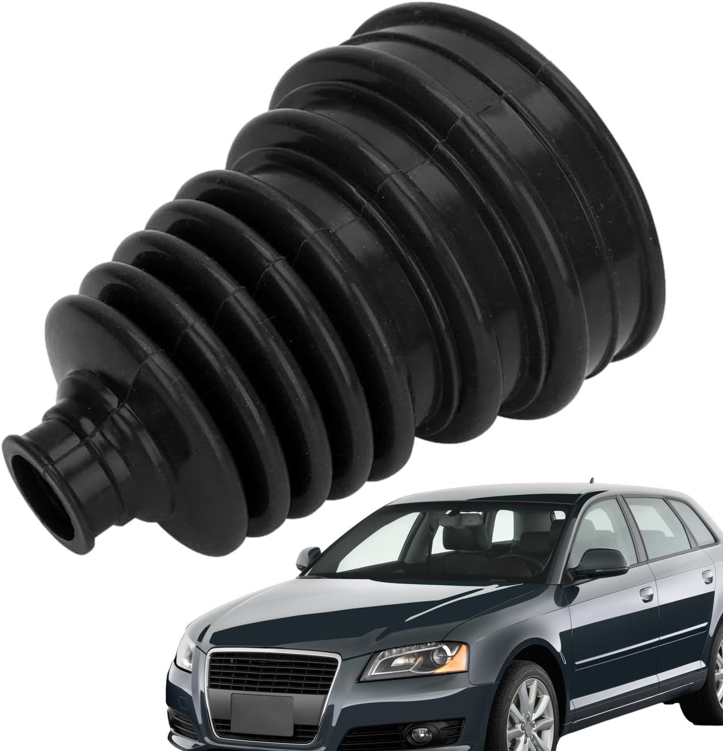 Automotive CV Joint Boot - Universal Rubber Dust Protector, Flexible Constant Velocity Cover, Heavy Duty Replacement Sleeve, Stretch Fit Axle Guard | durabless Repair Component For Car Van SUV Truck
