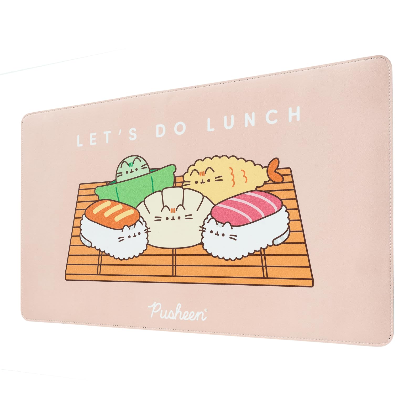 Grupo Erik Large Mouse Mat - Pusheen Gifts for Cat Lovers | 60 x 35 cm Faux Leather Desk Mat, Gaming Mouse Pad, Mousepad, Desk Accessories | Kawaii Cat Gifts under 20 Pounds