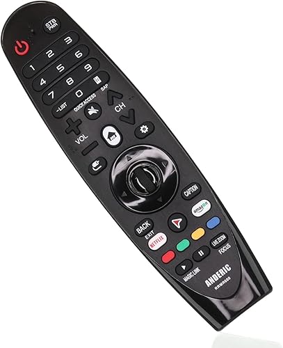 ANDERIC RRMR600 para LG Smart TV sin función de voz Control remoto de TV ANNMR600, ANMR600G, ANMR500G, ANMR650, ANMR650A, AN-MR650B, AN-MR19BA,
