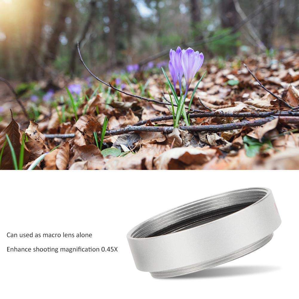 Obiettivo Grandangolare 0.45X Per Fotocamera - Lente Da 49mm Impermeabile E Antigraffio