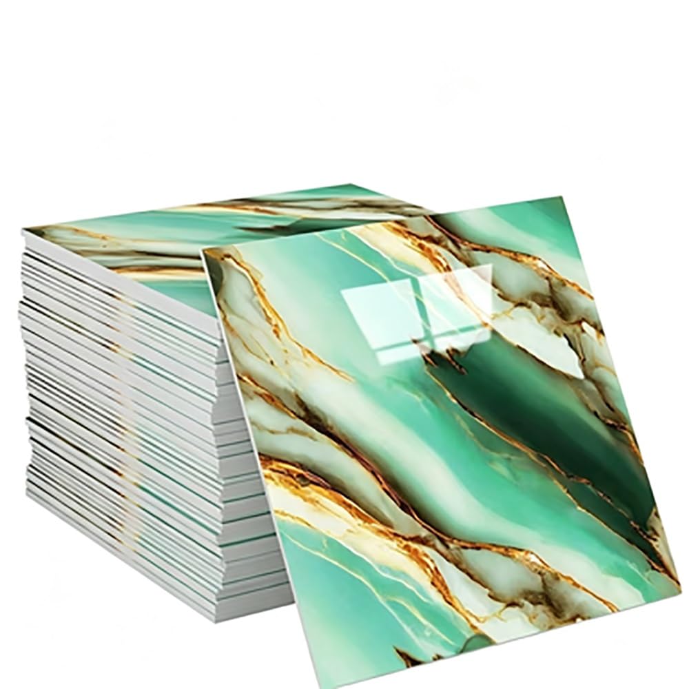 Marble Wall Panels Peel Stick Tiles Backsplash Sticker for Home