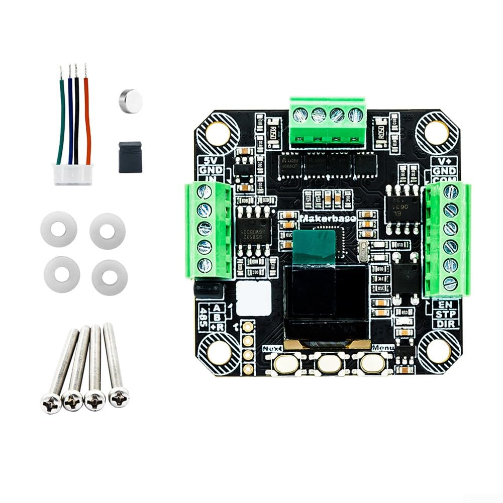 ERVO42D For NEMA17 Closed Loop Stepper Driver Supporting Subdivision Step Size from 1 to 256 for Precise CNC and 3D Printing Control (Motor (Mainboard (RS485))