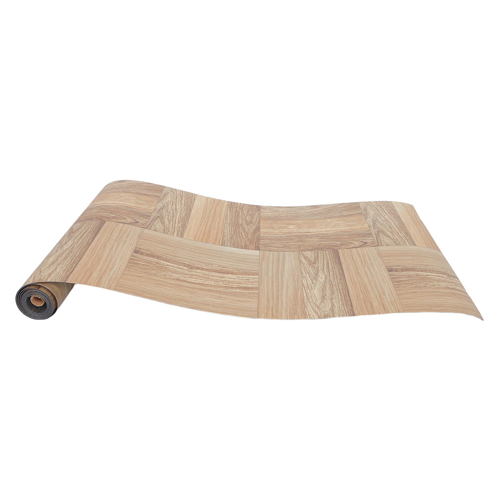 Dalles de sol auto-adhésives PVC gris châtaigne imitation bois - 8