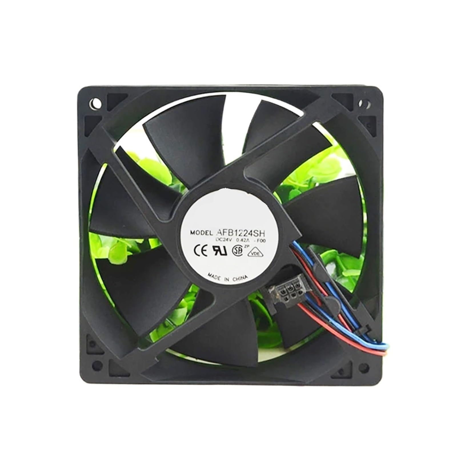 YLPWKMVZ Cooling Fan AFB1224SH 24VDC 0.42A 3wire 120 * 120 * 25MM Server