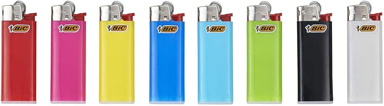 Bic J25-9P Lighter, Mini Disposable File, Set of 9, Resin