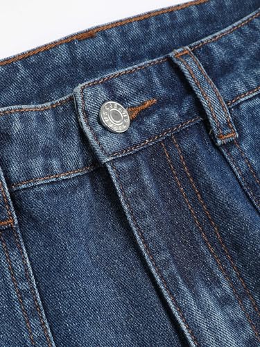 CIDER Alessia Solid Cargo Jeans3