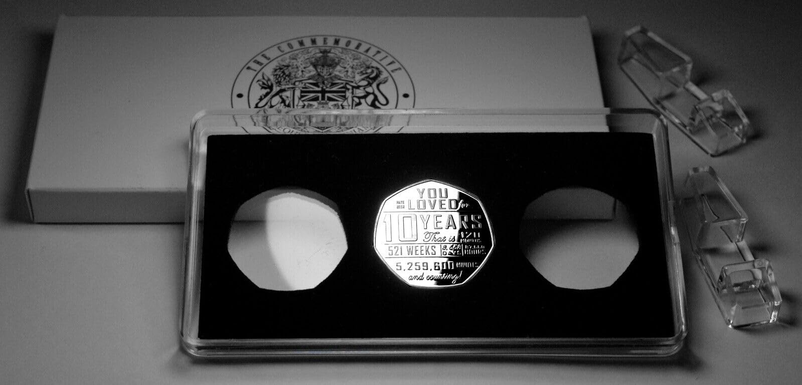 The Commemorative Coin Company 10th Birthday Silver Commemorative in Presentation Case. Gift/Present. 10 Years Old Son/Daughter/Grandson/Granddaughter