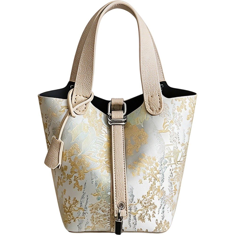 Ppmter Diy Leather Bucket Bag Making Kit, Diy Handbag Purse Sewing Kit, Diy Your Own Bucket Bag Handmade Purse Craft Making Project