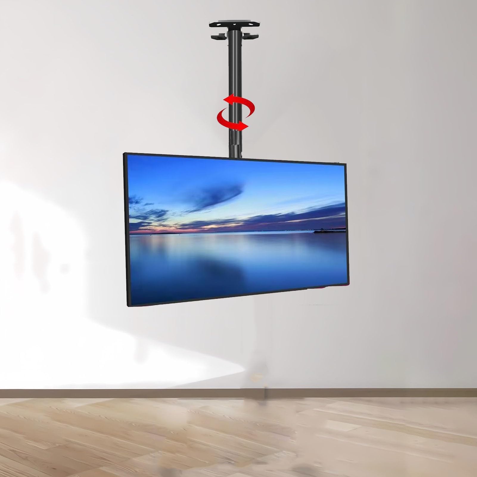 Support TV plafond réglable universel pour écran plat LED LCD 37-85 pouces télescopique