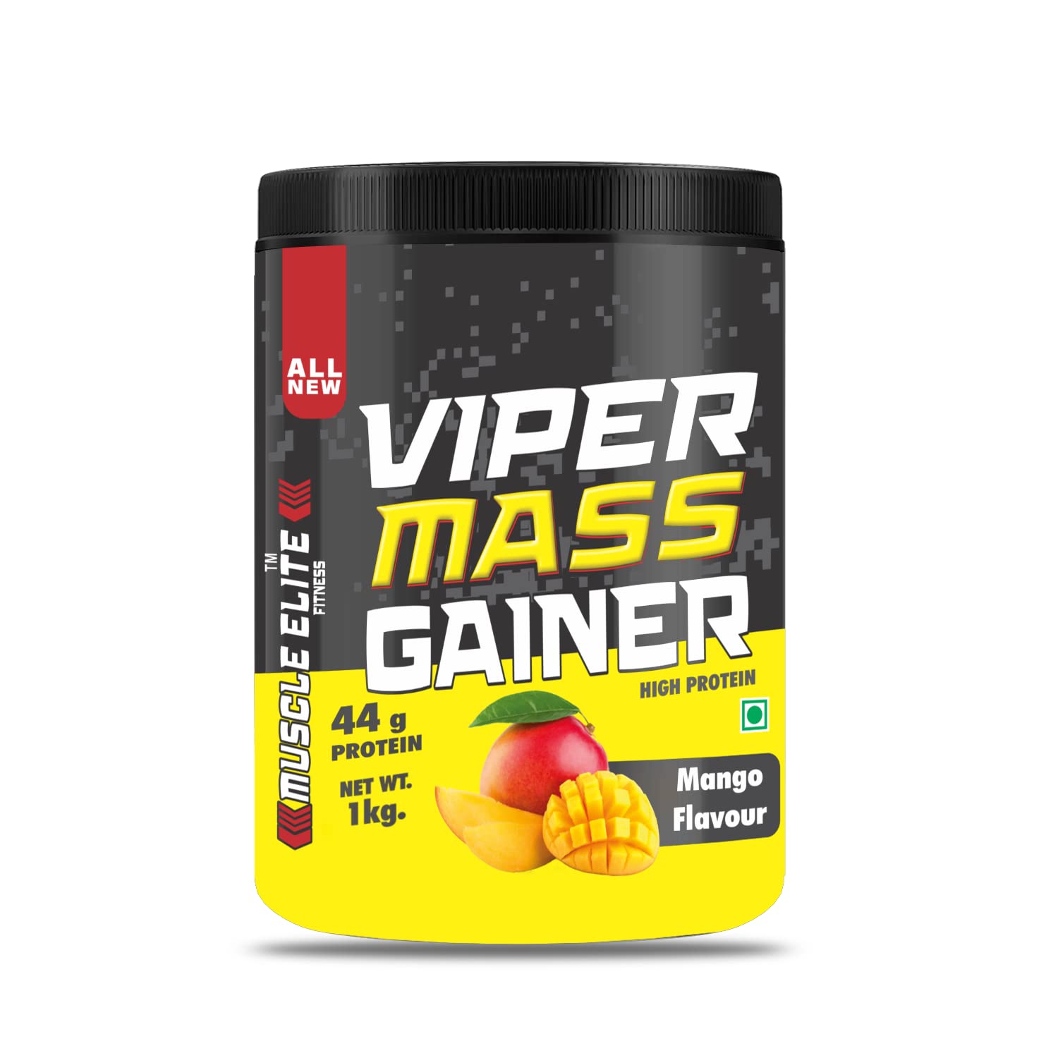 Muscle Elite Fitness Mass Gainer, High Protein Muscle Mass Gainer with Creatine Gain Strength & Size, Weight Gainer for Men & Women [Mango, 1 Kg / 2.2 lb] (B0BF5JCPX7) Amazon Price History, Amazon Price Tracker