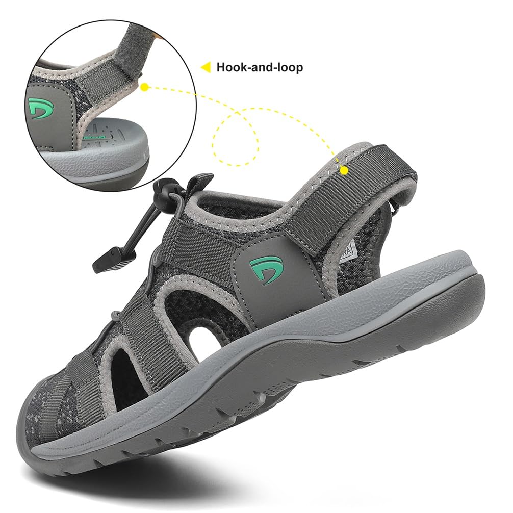 Dannto Sandalias Deportivas Mujer para Verano Exterior Senderismo Ligeras Antideslizantes Trekking Deportivas Casuales Sandalias de Playa