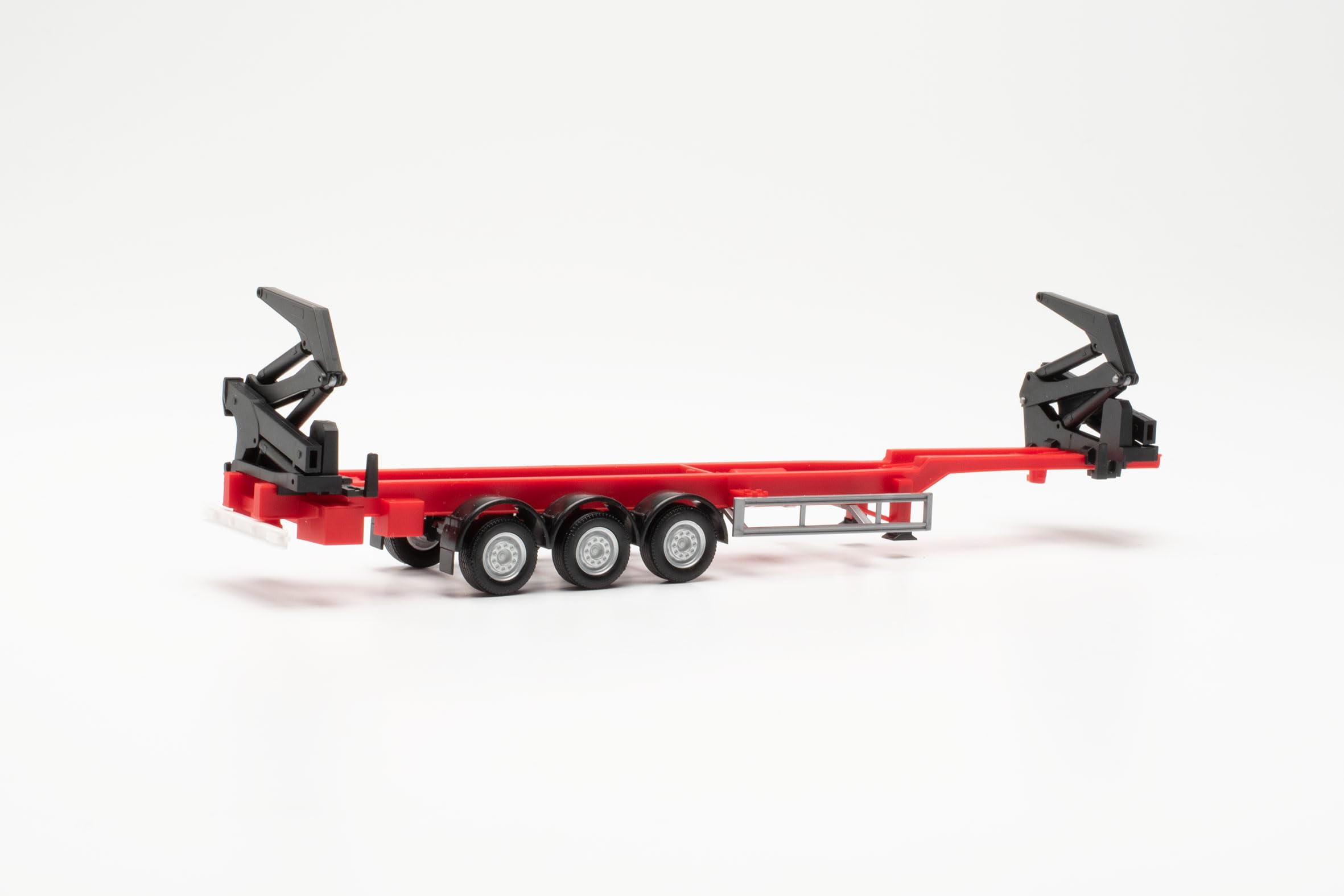 herpa Camion modèle Hammar Chargeur latéral conteneur Rouge, Miniature à l'échelle 1:87, Objet de Collection, fabriqué en Allemagne, Plastique