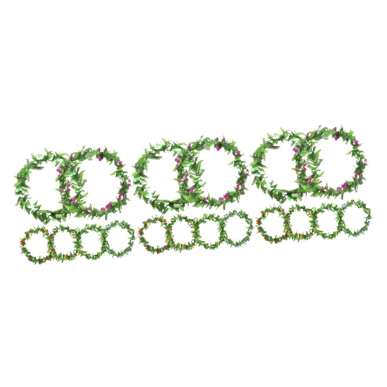 PRETYZOOM 18 STK Hawaiianische Lei Künstliche Blumengirlande hawaiianische Blumenkette blumengirlande künstlich Mottoparty Hawaii hawaiianischer lei für Erwachsene Leis-Ornament