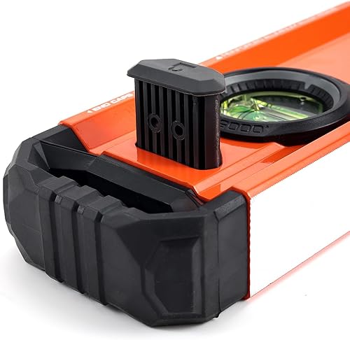 Miniatura 4 de VANQUISH Herramienta de niveles de alcohol de aluminio resistente de 24 pulgadas con 3 frascos de burbuja4765-24