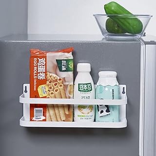 Regał wiszący na lodówkę, regał, magnes, montaż na przyprawy, z półką, regał kuchenny, organizer do przechowywania, organizer magnetyczny, stojak na przyprawy do kuchni