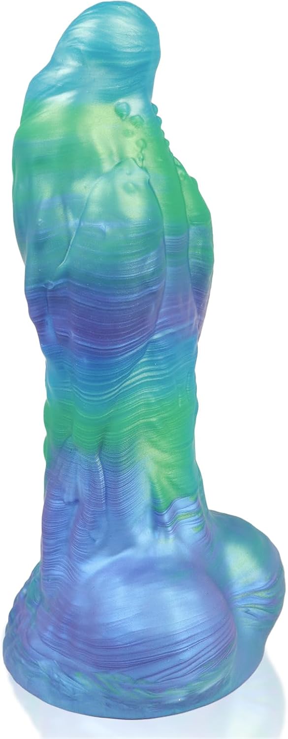 TaRiss's Knot Dildo Silicone Anal Plug with Suction Cup – Realistic L 10.47'' Butt Plug for Hands-Free Play, Anus Dilation & Prostate Stimulation, Adult Sex Toy for Advanced Users