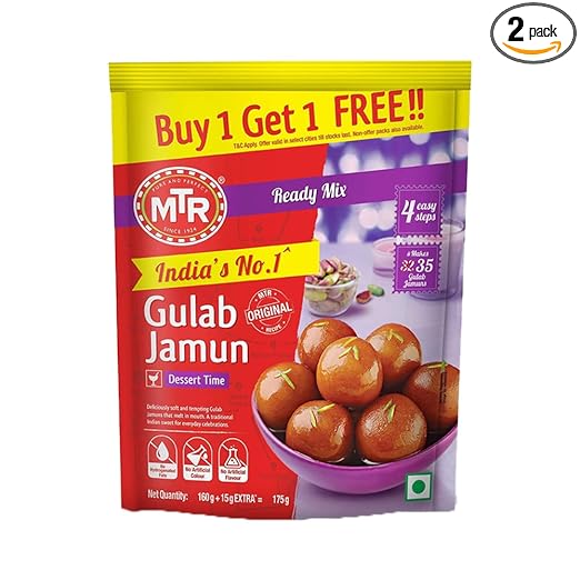 Gulab Jamun Mix, 160g / 175g (Buy 1 & Get 1 Free)