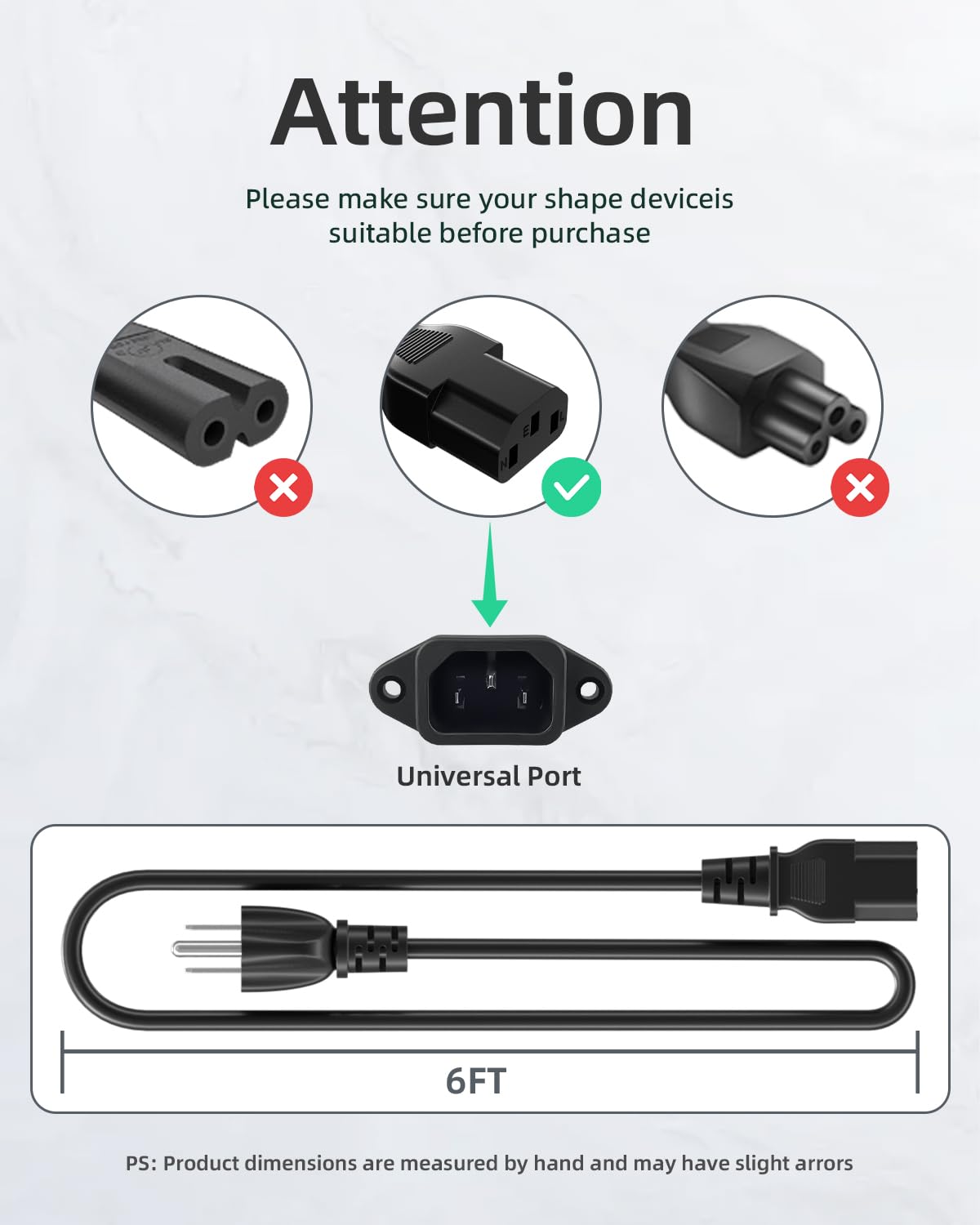Amazon.com: 3 Prong Treadmill Power Cord for Sperax UREVO Elseluck