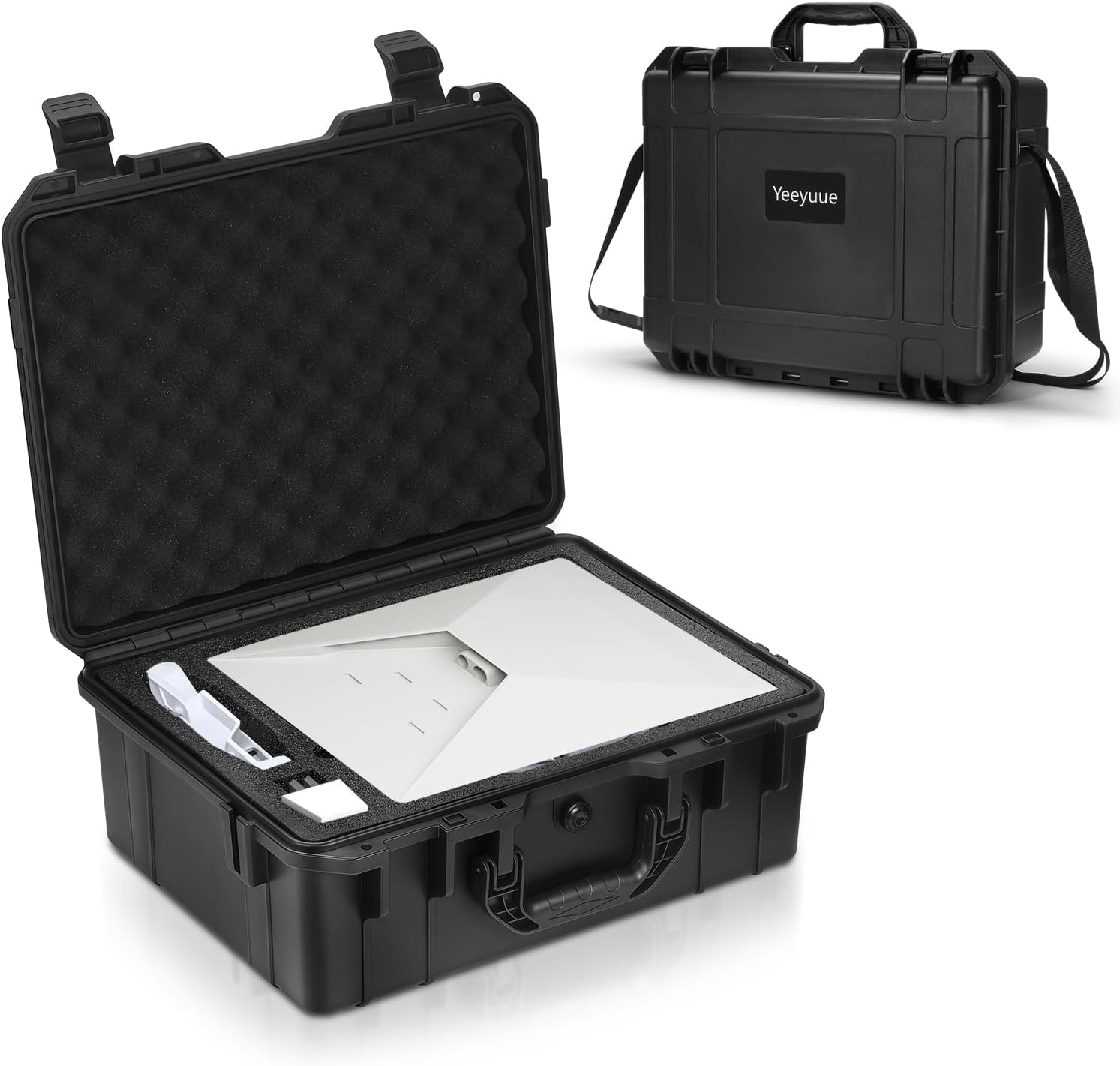 Starlink Mini Case,Waterproof Hard Shell Travel Case with Custom Foam,Shockproof Dustproof for Starlink Mini Dish,Router,Cables & Accessories,Portable for Outdoor Camping,Hiking,RV