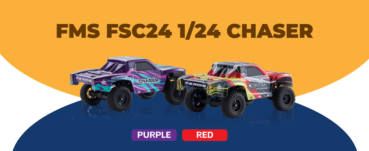 Amazon.com: BEEZRC 1/24 FSC24 Chaser RC Short Course Truck, High