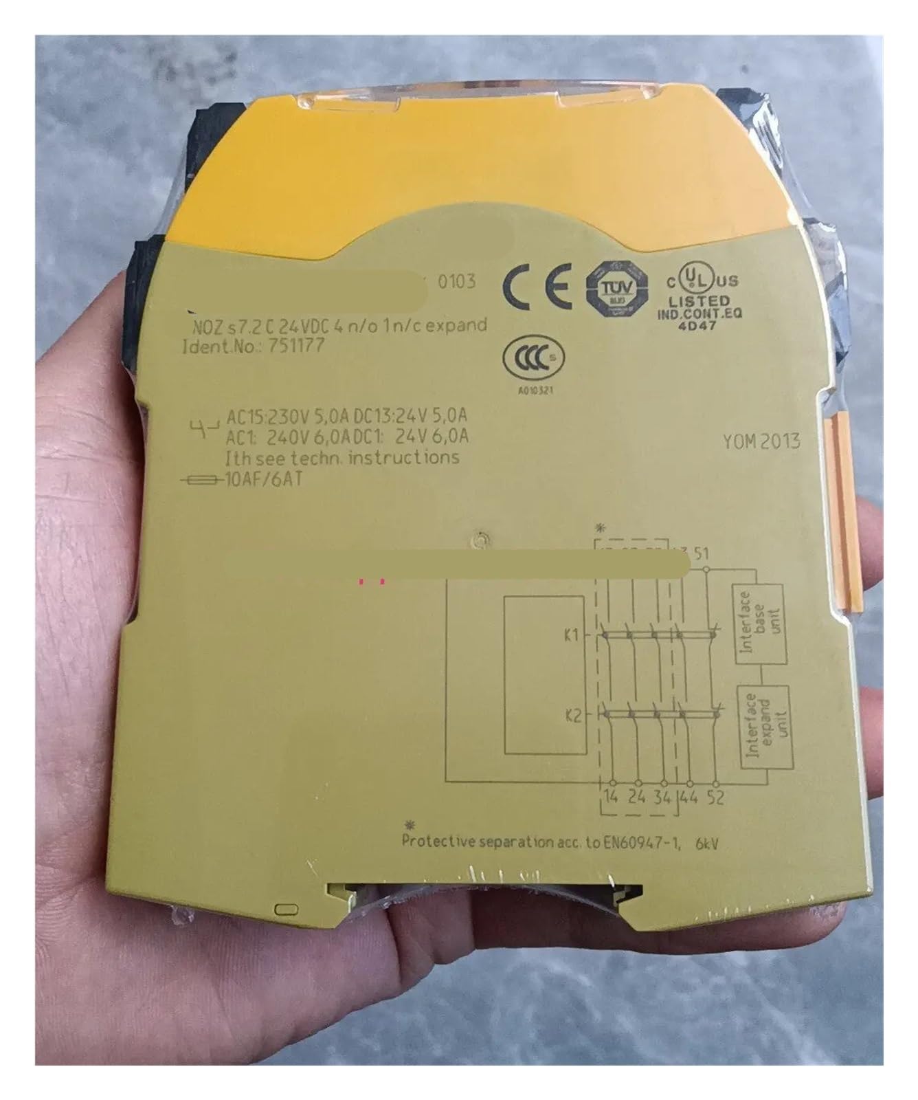 Relais S7.2 751177 composant d'automatisation pour armoire électrique industrielle