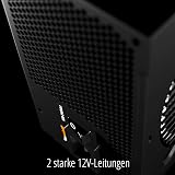be quiet! Pure Power 12 M 750 W Bloc d’Alimentation, Certification 80 Plus® Gold, Alimentation ATX 3.0 entièrement Compatible avec Les Cartes Graphiques PCIe 5.0, 2 Solides Rails 12 V - 6