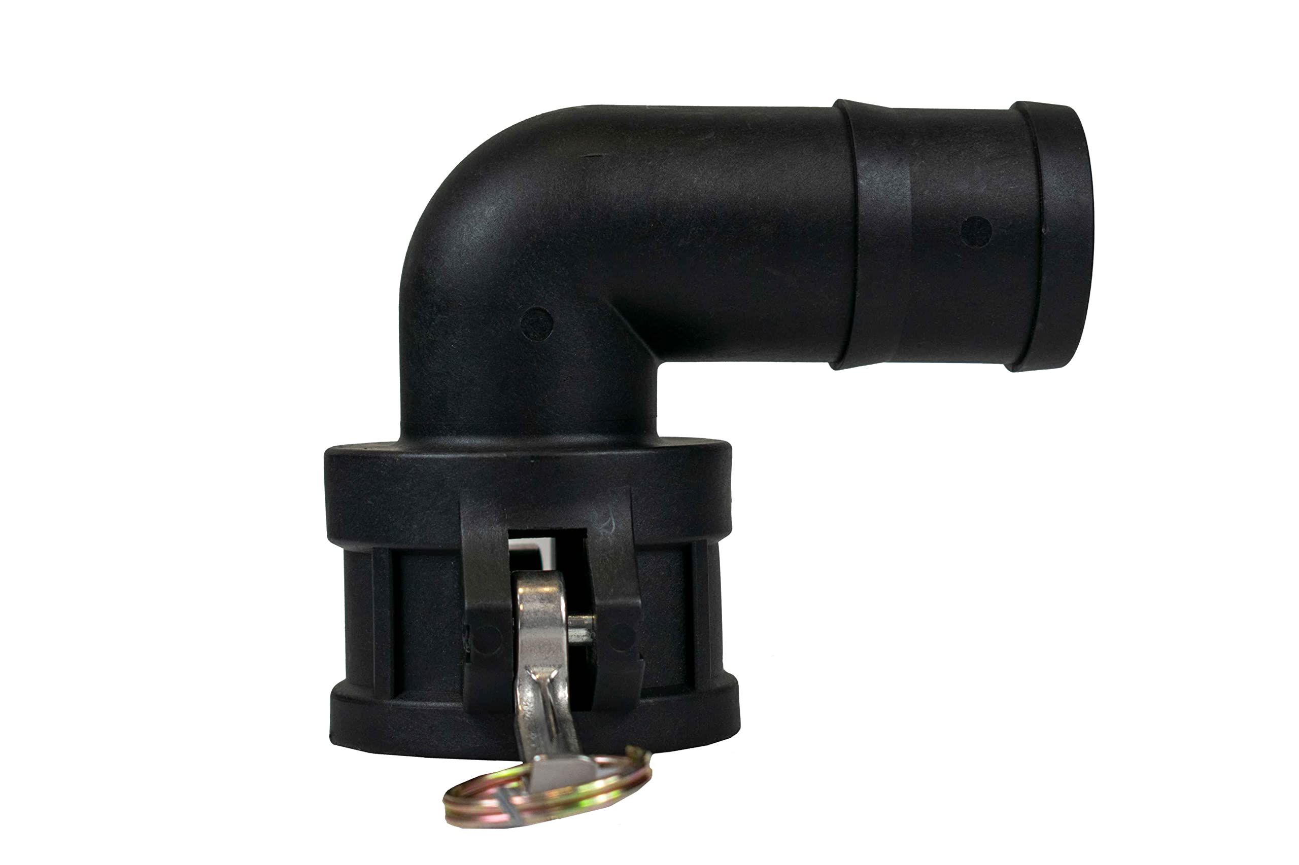Cost Wise Black Camlock Polypropylene Layflat/Discharge Pump 2" Type C Elbow Hose Fitting/Coupling (1)